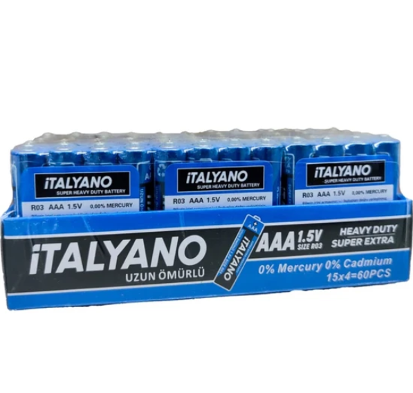 İtalyano Kumanda Pil AAA 60ad