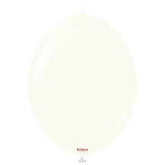 6'' K-Link Retro Beyaz Balon (Retro White) 50'li