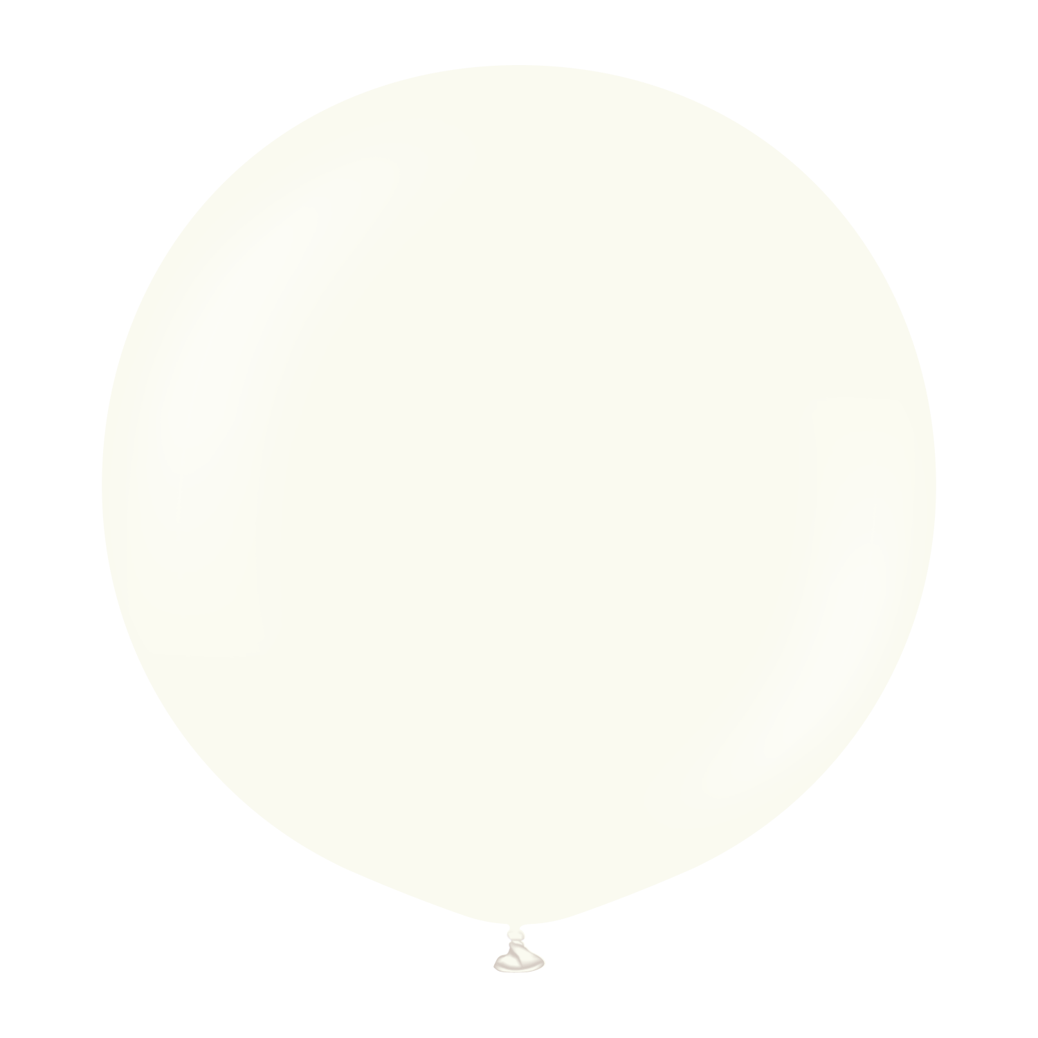 24'' Retro Balon Beyaz (Retro White) 2'li