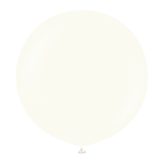 24'' Retro Balon Beyaz (Retro White) 2'li