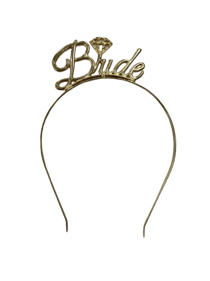 Bride Metal Taç Altın