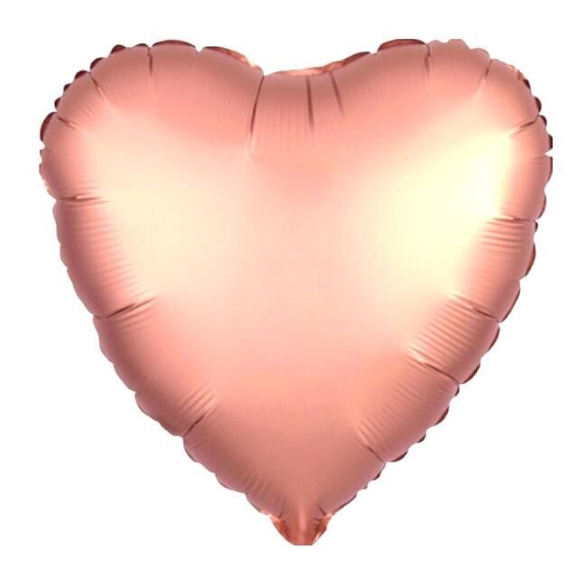 18'' Rosegold Kalp Folyo Balon