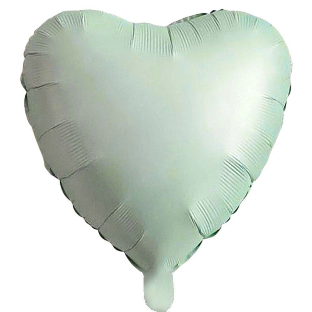 18'' Yeşil Kalp Folyo Balon
