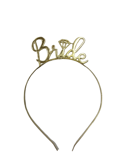 Bride Metal Taç Altın Model-2