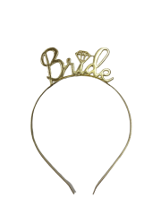 Bride Metal Taç Altın Model-2