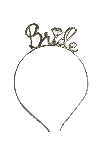 Bride Metal Taç Gümüş Model-2