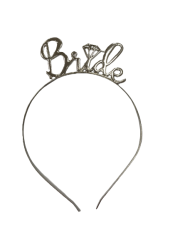 Bride Metal Taç Gümüş Model-2