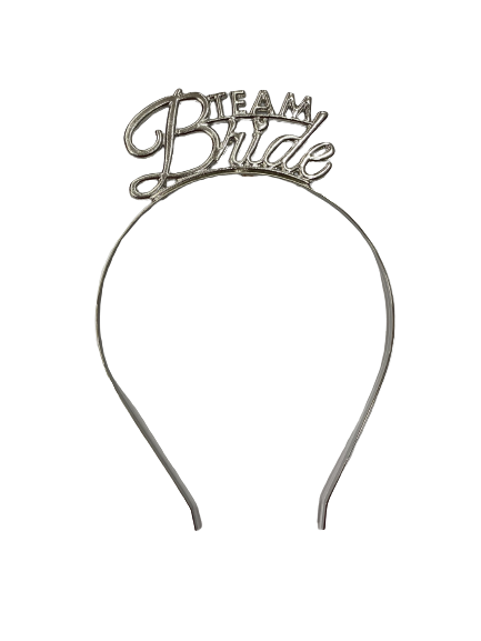 Team Bride Metal Taç Gümüş
