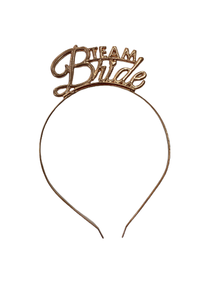 Team Bride Metal Taç Rose