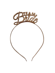 Team Bride Metal Taç Rose