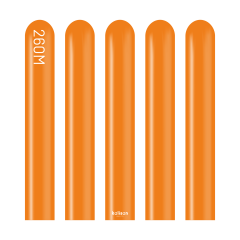 Pastel Turuncu Sosis (Orange) Balon