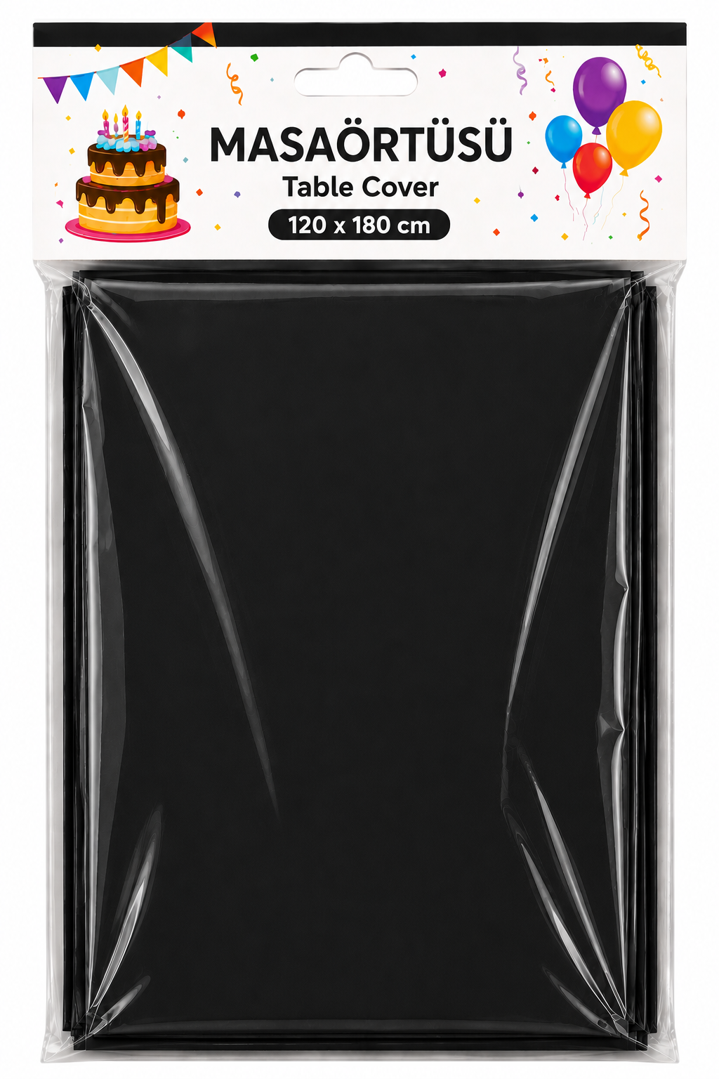 120x180 Siyah Masaörtüsü